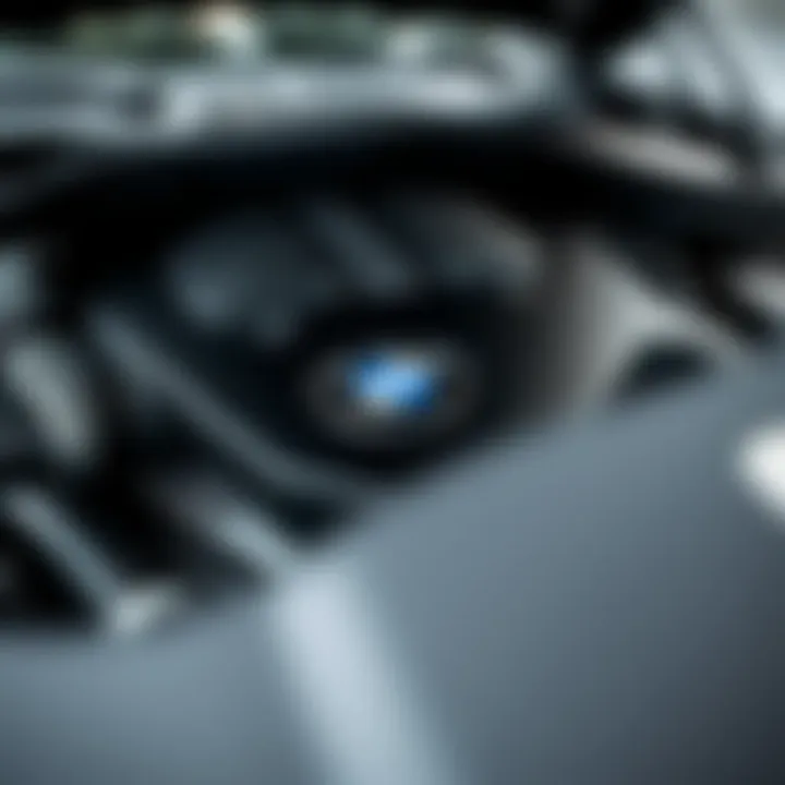 Close-up of the engine of the 2006 BMW Z4 3.0 illustrating engineering excellence