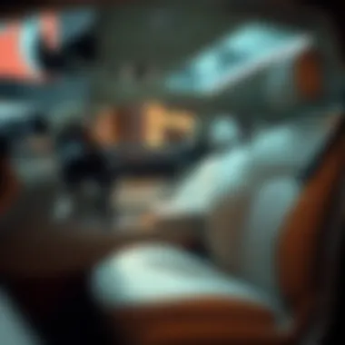 Luxurious interior features of the 2007 Mercedes CLS 550