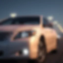 Sleek design of the 2007 Toyota Camry SE V6