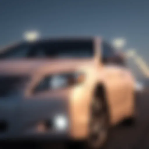 Sleek design of the 2007 Toyota Camry SE V6