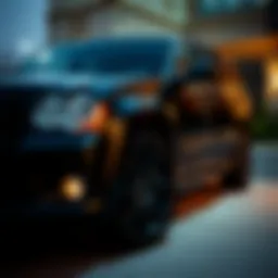 Exterior view of the 2009 Jeep Grand Cherokee SRT 8 showcasing its bold lines and aggressive stance