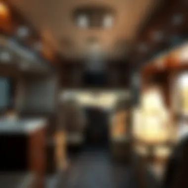 Interior layout of the 2014 Coachmen Pursuit highlighting spaciousness