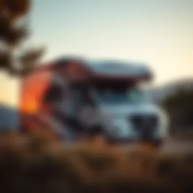 2014 Coachmen Pursuit parked at a scenic location