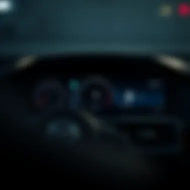 Advanced Technology Features in the Interior of the 2014 Mazda 3 i Grand Touring Interior dashboard of the 2014 Mazda 3 i Grand Touring displaying advanced technology features