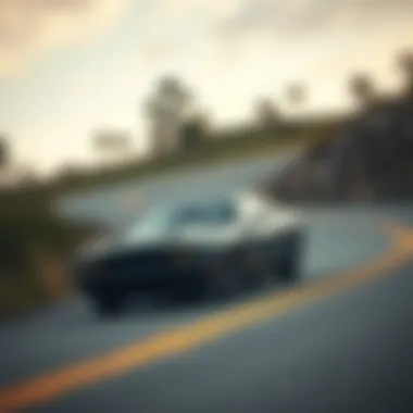 2015 Challenger GT Performance on the Road 2015 Challenger GT on a winding road demonstrating its performance capabilities