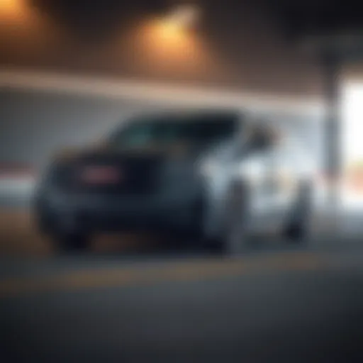 Sleek design of a 2016 GMC car model
