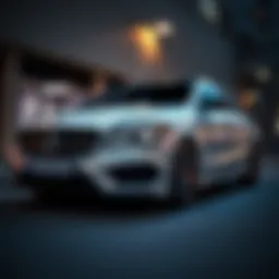 Sleek exterior of the 2016 Mercedes CLA 45 showcasing its bold lines