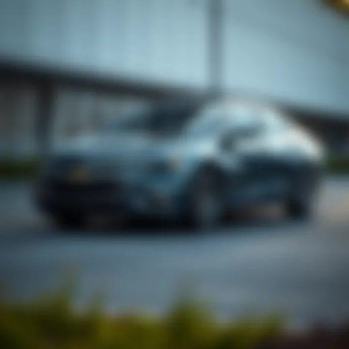 Sleek exterior design of the 2017 Chevy Malibu