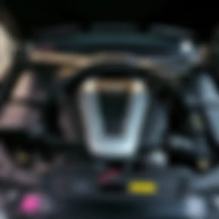 Powerful Engine of the Q50 3.0t Engine compartment displaying the powerful 3.0-liter twin-turbo V6 engine