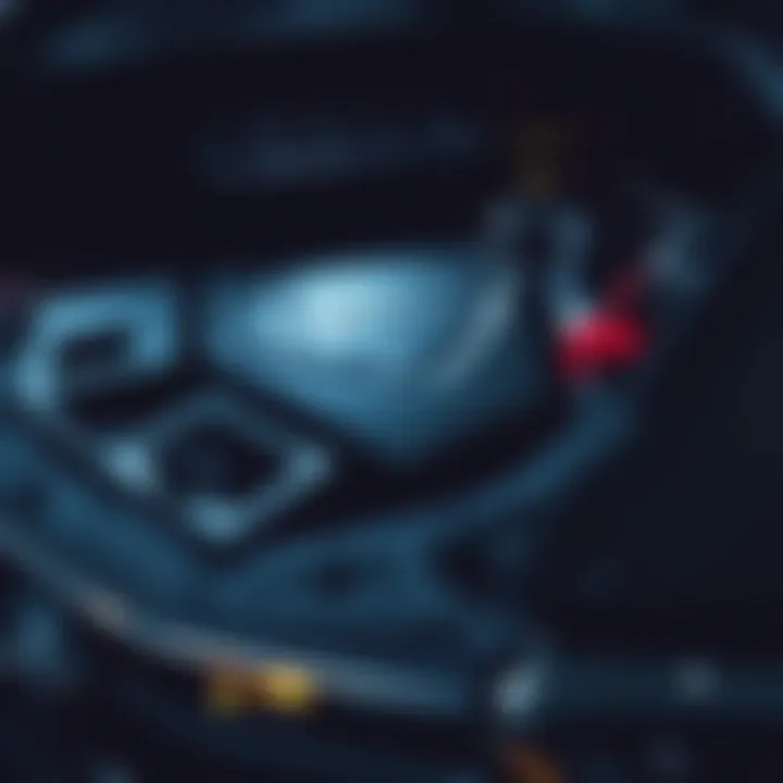 Engine compartment of the 2017 RAV4 Limited highlighting its performance capabilities.