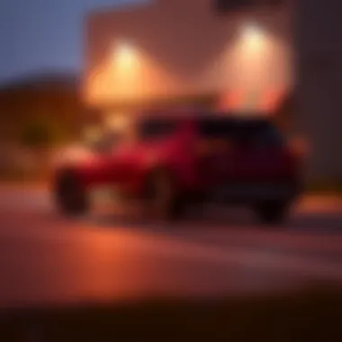 Stylish exterior of the 2017 RAV4 Limited showcasing its sleek design.