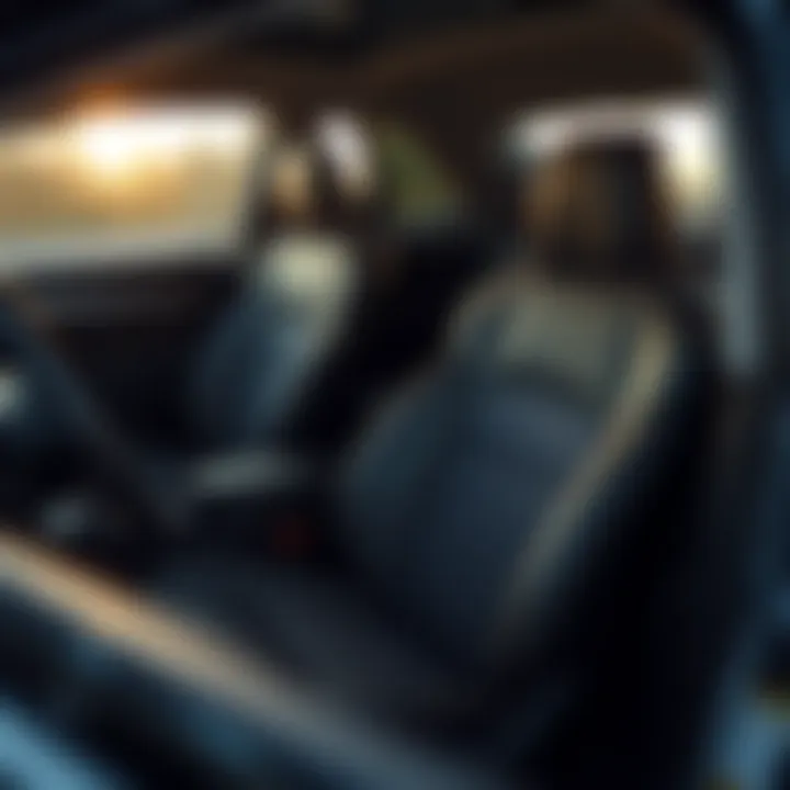 Interior of the 2017 RAV4 Limited emphasizing luxury and comfort.