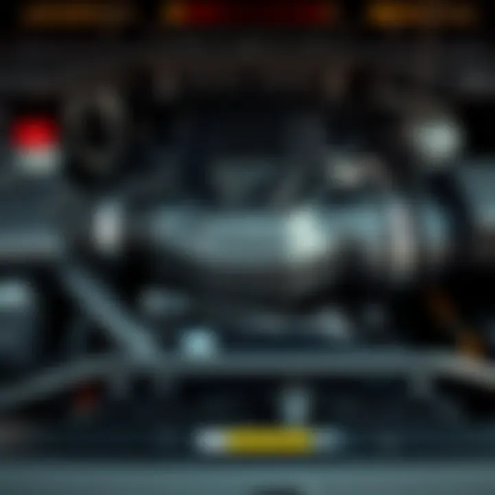 Engine Performance of the 2019 Grey Jeep Wrangler Close-up of the powerful engine of the 2019 Grey Jeep Wrangler
