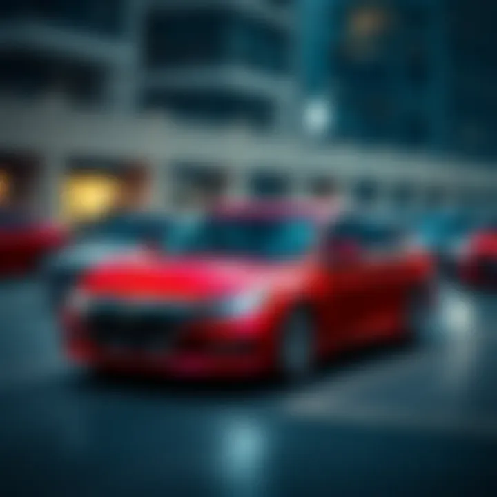 Comparison graphic showing the 2019 Honda Accord 1.5 Turbo alongside competing mid-size sedans in its class