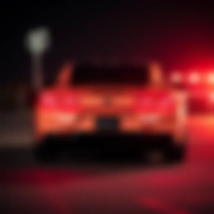 Rear view of the 2020 Camaro LT1 RS, showcasing its sporty appearance