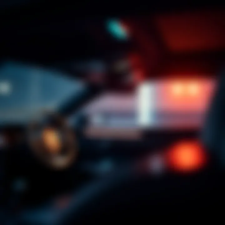 Advanced Interior Technology of the 2020 Ford Mustang Mach 1 Interior of the 2020 Ford Mustang Mach 1 highlighting its advanced technology