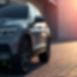 Exterior view of the Volkswagen Tiguan S 4Motion showcasing its sleek design