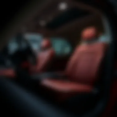Comfortable Interior Seating of Tiguan S 4Motion Interior seating arrangement of the 2020 Tiguan S 4Motion emphasizing comfort