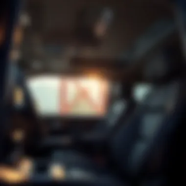 Interior view highlighting the luxury features of the GMC 3500 Denali