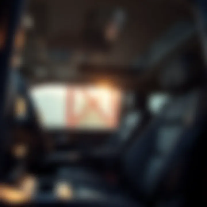 Interior view highlighting the luxury features of the GMC 3500 Denali