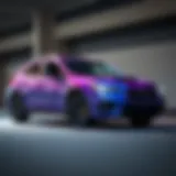 Sleek exterior design of the 2021 Subaru Hatchback