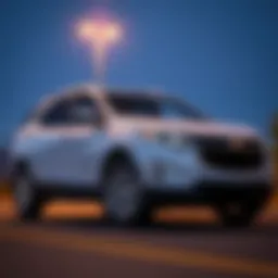 Exterior view highlighting the sleek design of the Chevy Equinox LT AWD