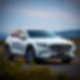 Exterior view of the Mazda CX-9 showcasing its sleek design