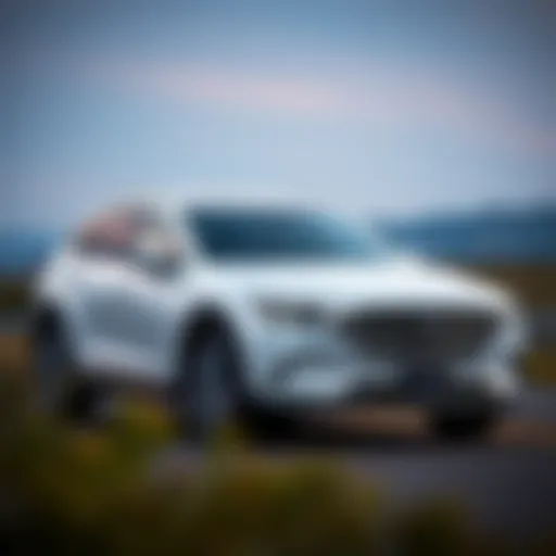 Exterior view of the Mazda CX-9 showcasing its sleek design