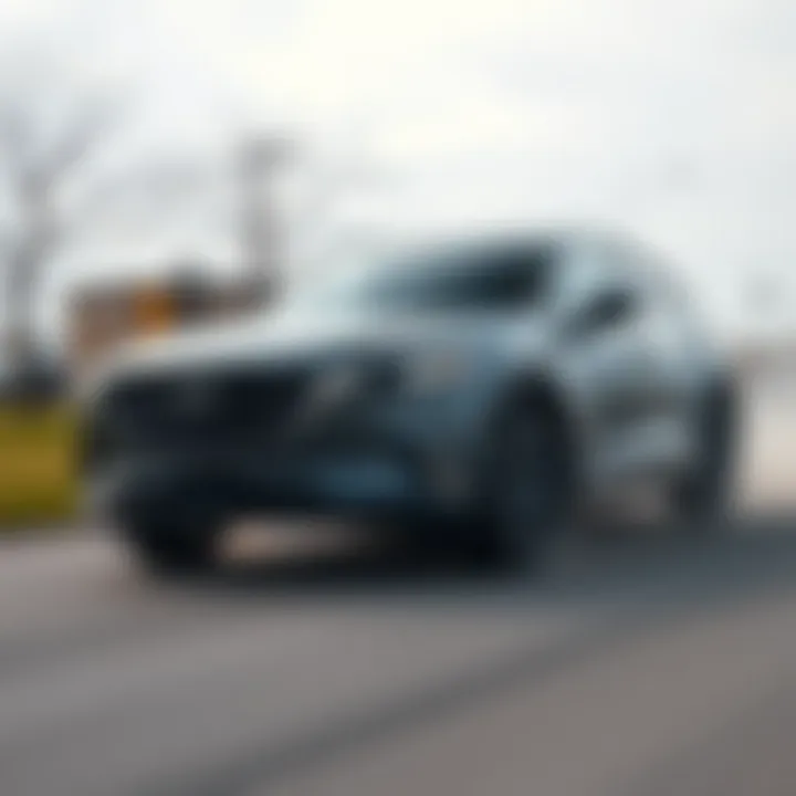 Performance Capabilities of the 2022 Mazda CX-9 Mazda CX-9 in motion showcasing its performance capabilities