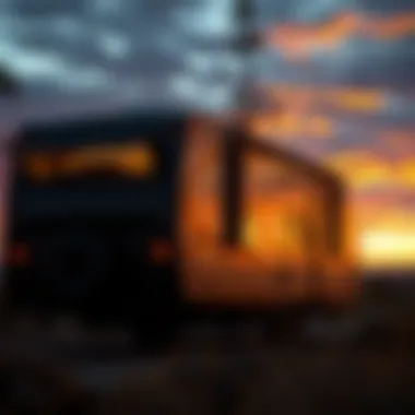 Outdoor Adventures with the 29HFS Toy Hauler User experience scenario featuring the 29HFS in an outdoor setting