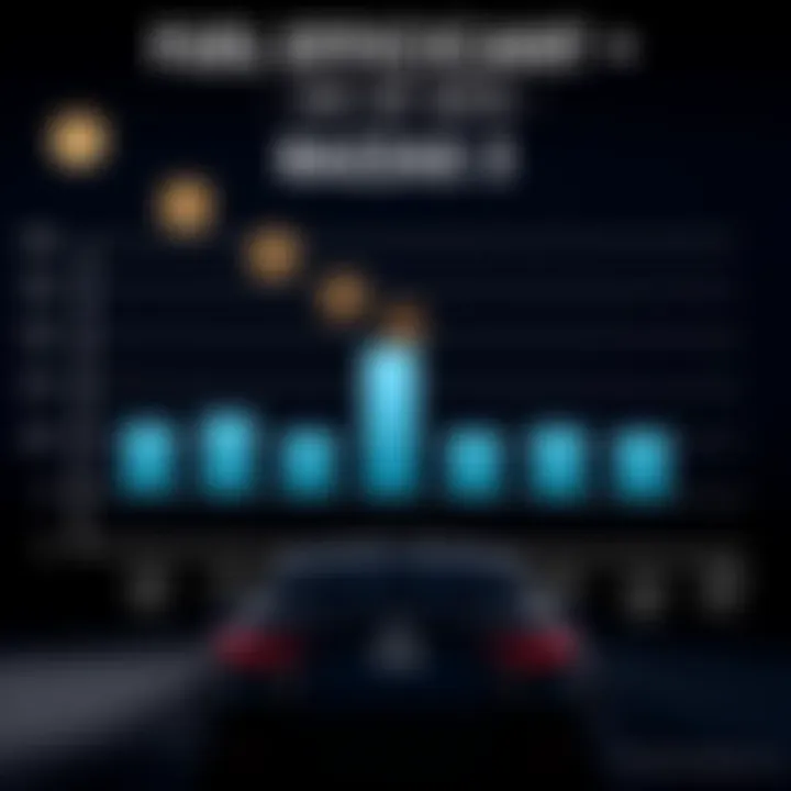 Fuel Efficiency Comparison for the 2015 Mazda 3 Graph displaying fuel efficiency ratings of the 2015 Mazda 3 engine