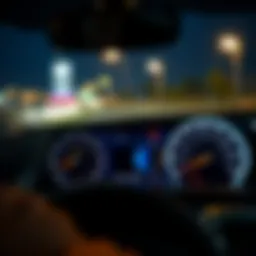 Fuel efficiency dashboard of a 2017 Nissan Sentra