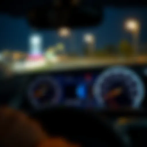 Fuel efficiency dashboard of a 2017 Nissan Sentra