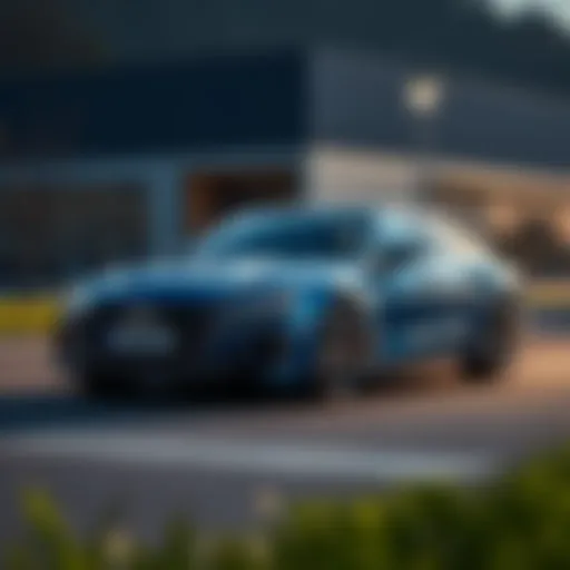Elegant exterior design of the 2021 Audi A7 Hybrid