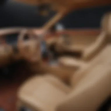 Luxurious interior of the 2008 Bentley Convertible highlighting leather upholstery and dashboard design