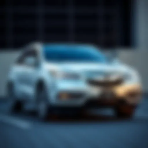 Exterior view of a 2015 Acura MDX showcasing its sleek design