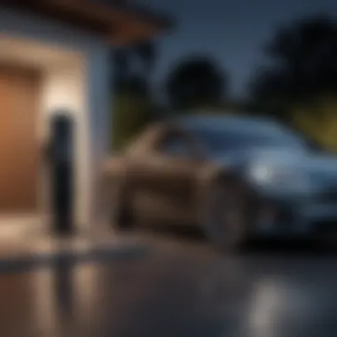 Different Tesla models charging at home