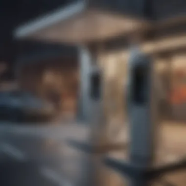 Public Charging Stations: Fast and Convenient Fast charging station for electric vehicles