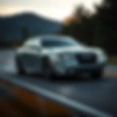 Driving Dynamics of the 2013 Chrysler 300 C Performance on the road highlighting driving dynamics
