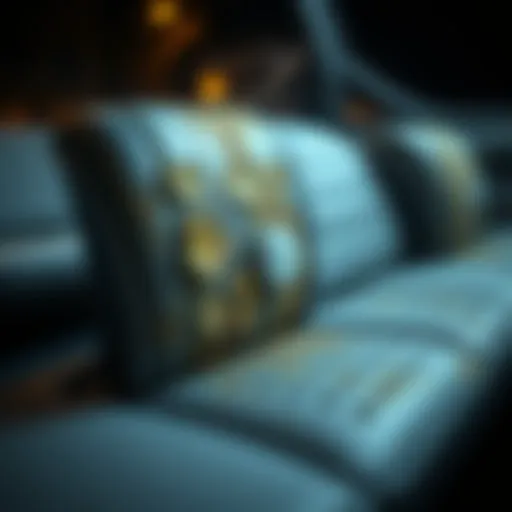 Mold Growth on Marine Upholstery Close-up of moldy boat seat