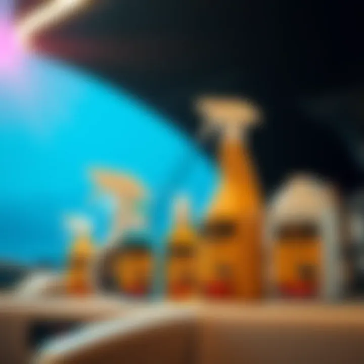 Professional Mold Cleaning Products Specialized cleaning products displayed