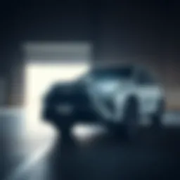 Stylish exterior design of the Toyota Highlander