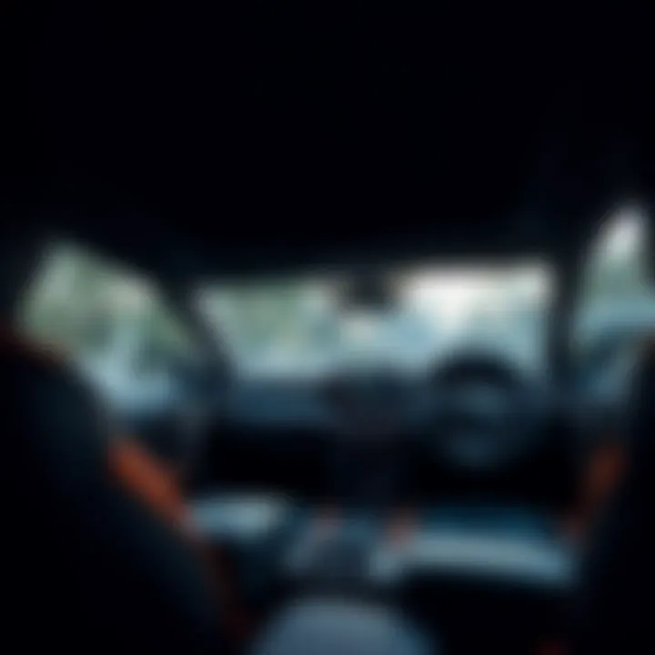 Interior features of the Toyota RAV4 showcasing comfort and technology
