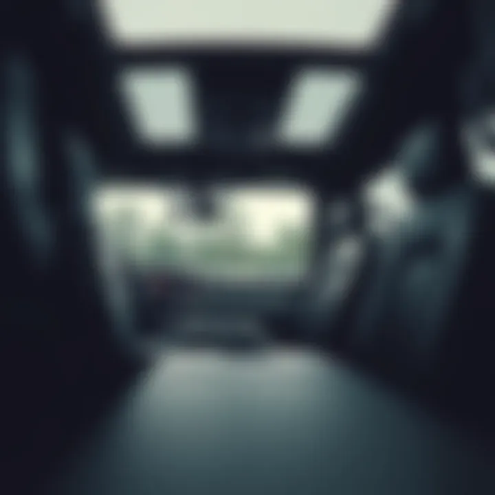 Interior cabin of the 2017 Ford F-150 XLT Sport highlighting premium materials and advanced technology.