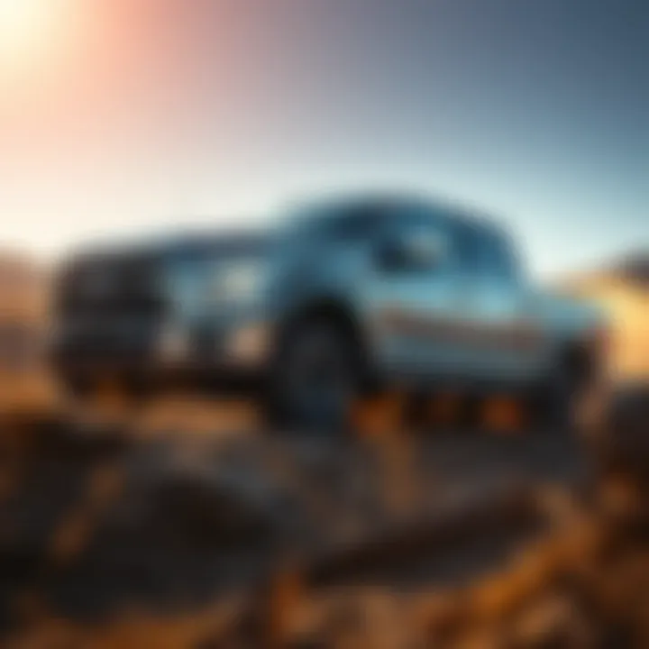 2017 Ford F-150 XLT Sport in action on rugged terrain, demonstrating its off-road capabilities.