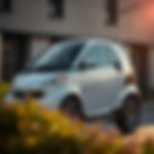 The stylish and compact exterior of the 2018 Smart Fortwo