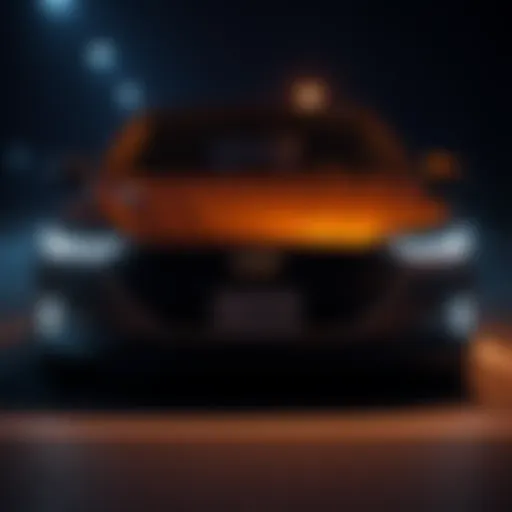 Front view of the 2020 Hyundai Sonata Limited showcasing its sleek design