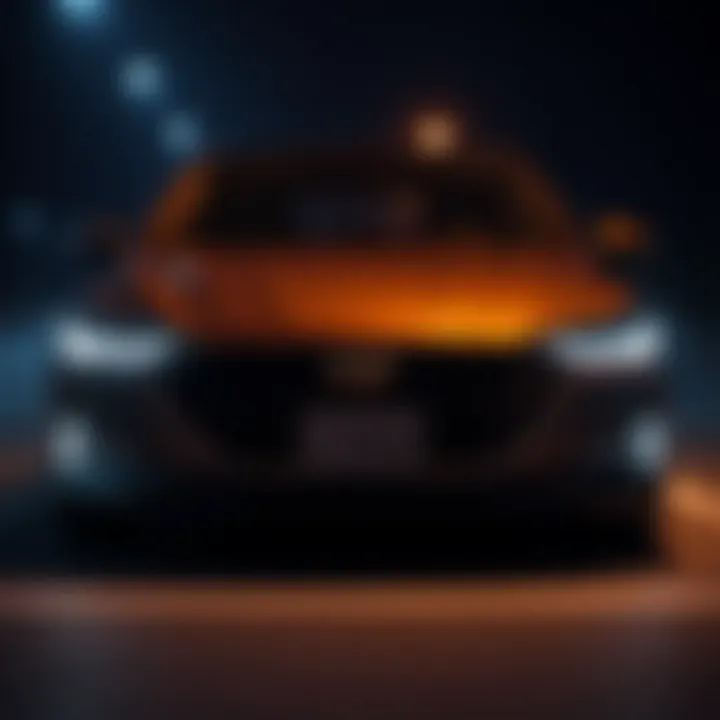 Front view of the 2020 Hyundai Sonata Limited showcasing its sleek design