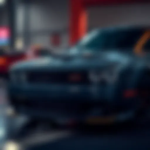 2020 SRT Hellcat front view showcasing its aggressive design