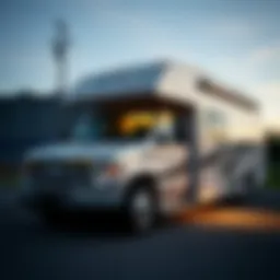 Ford E-350 Motorhome exterior view showcasing its robust design